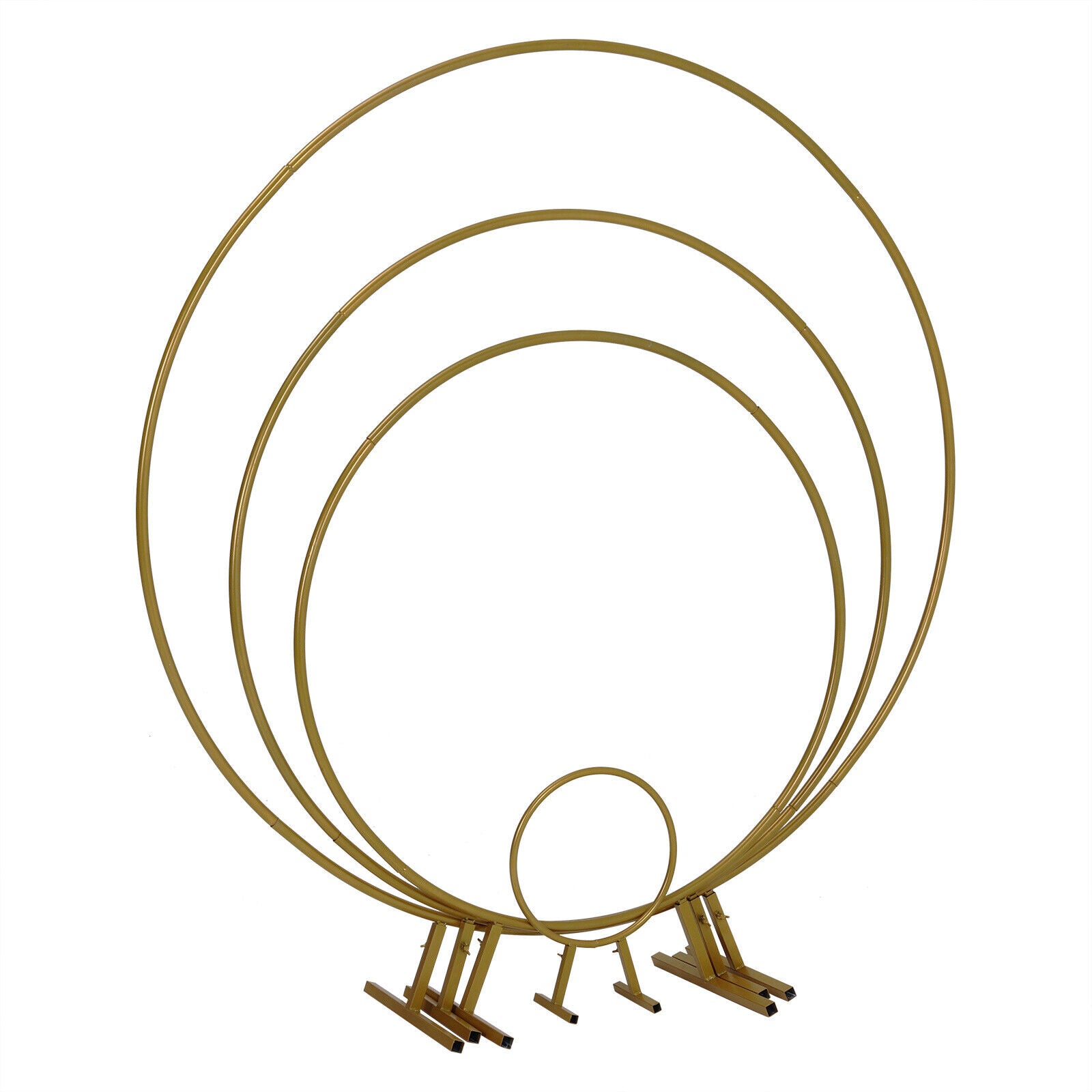 0.3-2M Wedding Metal Arch Frame Round Backdrop Venue Circular Stand Floral Gate