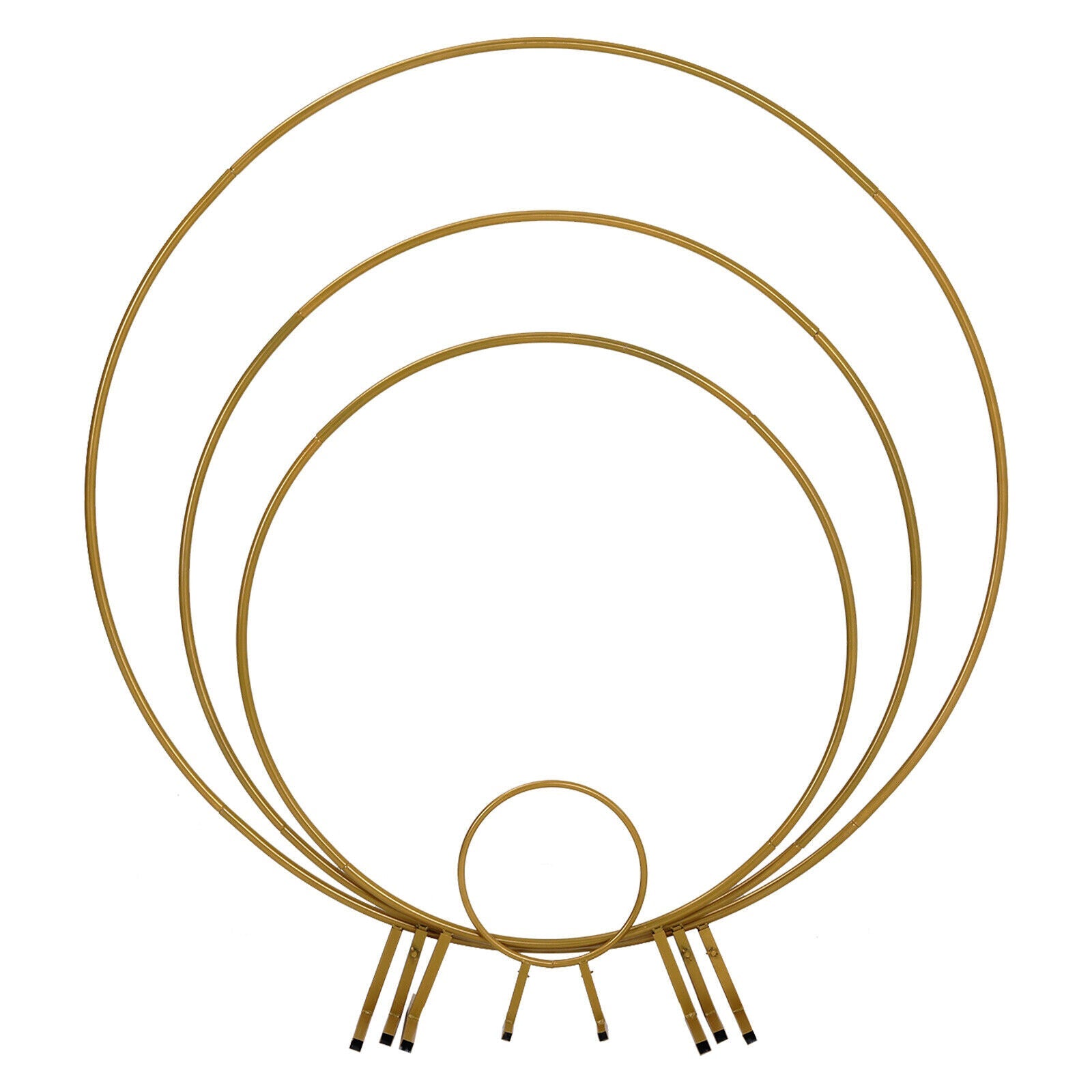 0.3-2M Wedding Metal Arch Frame Round Backdrop Venue Circular Stand Floral Gate