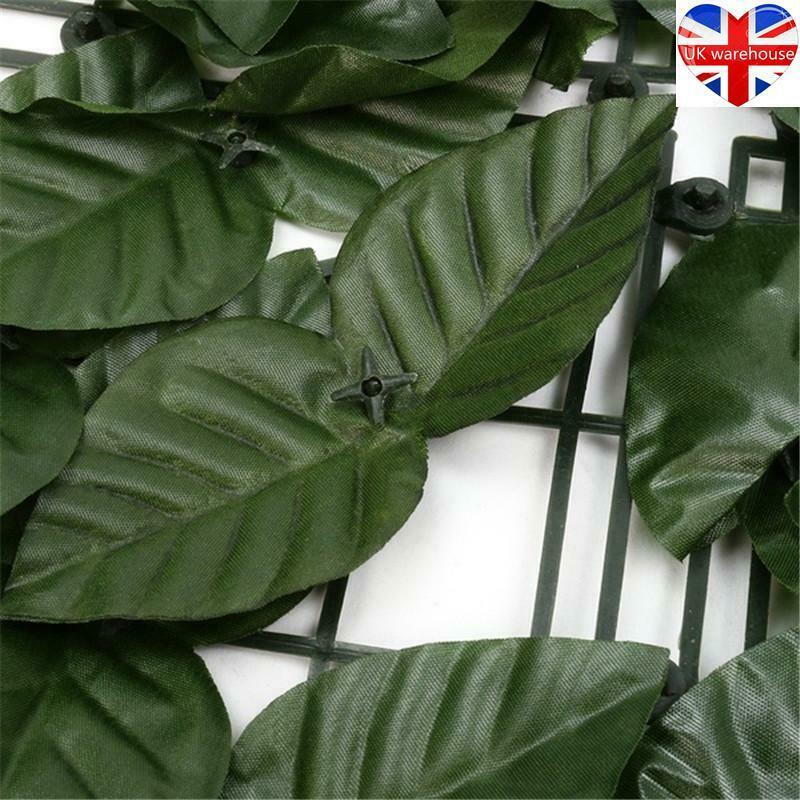 0.5*1M Artificial Faux Ivy Leaf Privacy Fence Screen Garden Panels Outdoor Hedge
