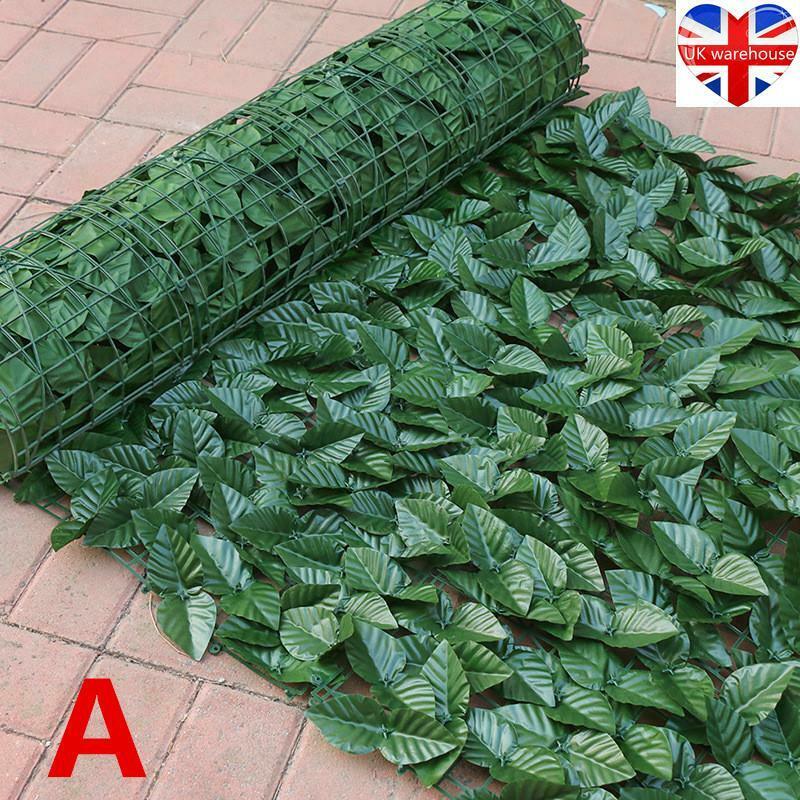 0.5*1M Artificial Faux Ivy Leaf Privacy Fence Screen Garden Panels Outdoor Hedge
