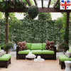 0.5*1M Artificial Faux Ivy Leaf Privacy Fence Screen Garden Panels Outdoor Hedge