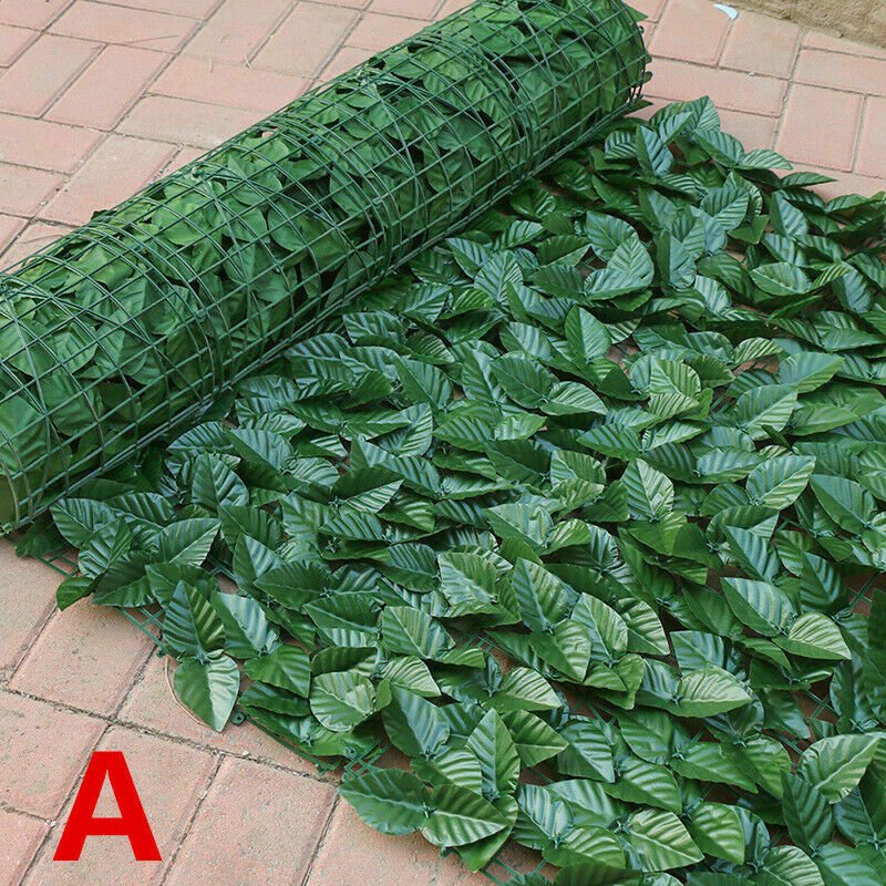 0.5*1M Artificial Faux Ivy Leaf Privacy Fence Screen Garden Panels Outdoor Hedge