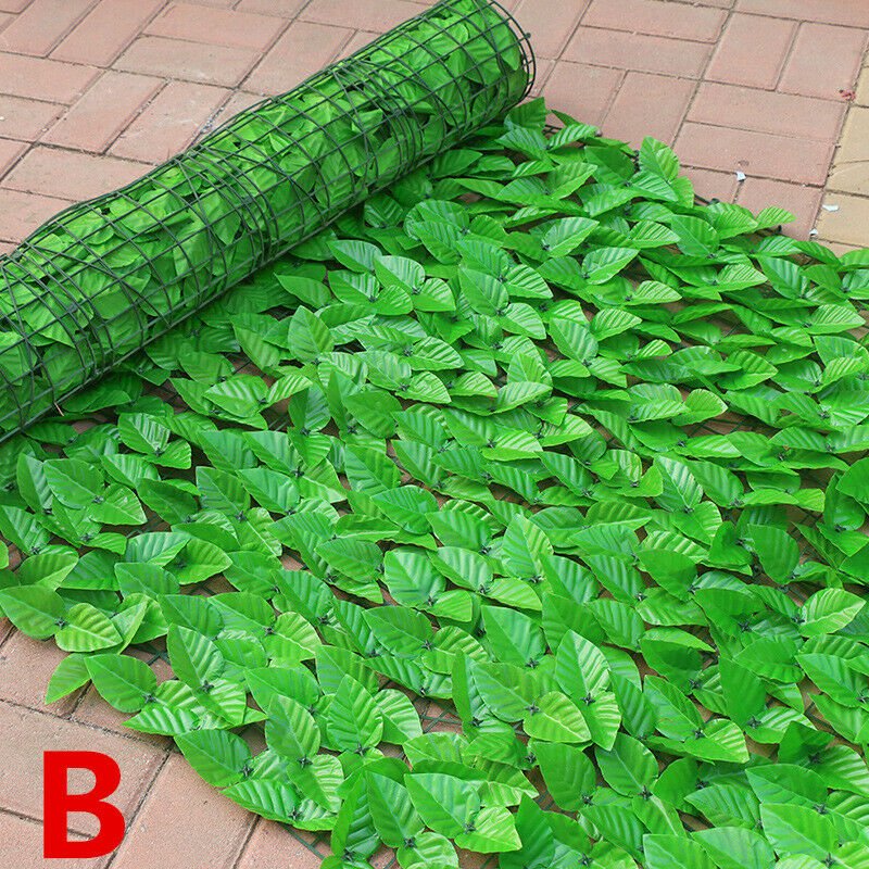 0.5*1M Artificial Faux Ivy Leaf Privacy Fence Screen Garden Panels Outdoor Hedge