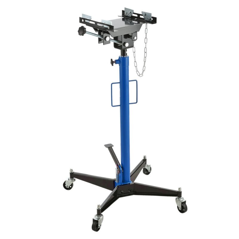 0.5T 38KG Blue Vertical Hydraulic Gear Transmission Garage Jack Lift Car Hoist