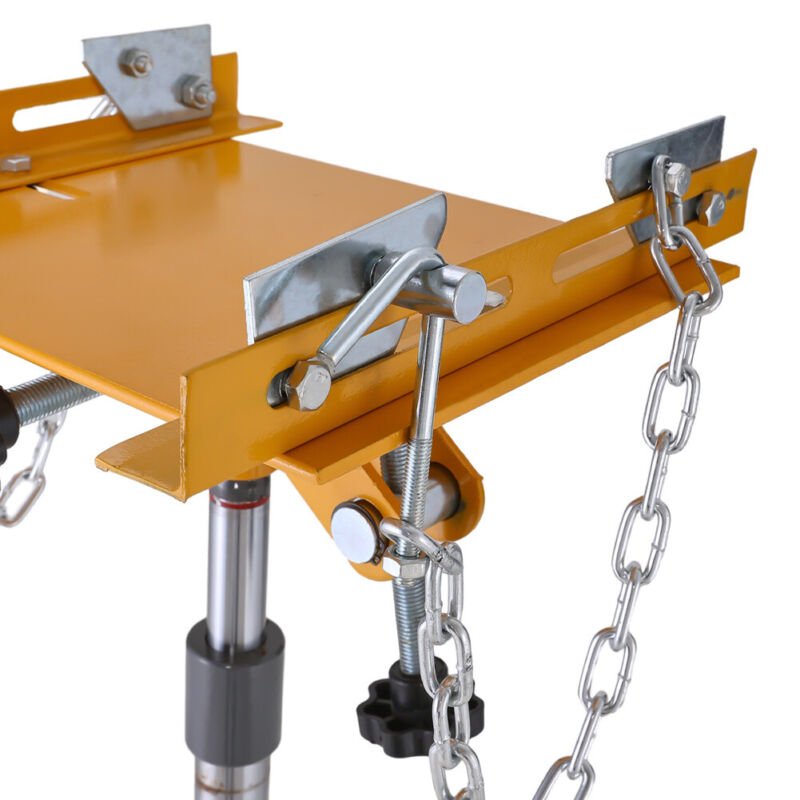 0.5T Hydraulic Transmission Jack Fit for Car Lift W/360°Swivel Wheels And Pedal