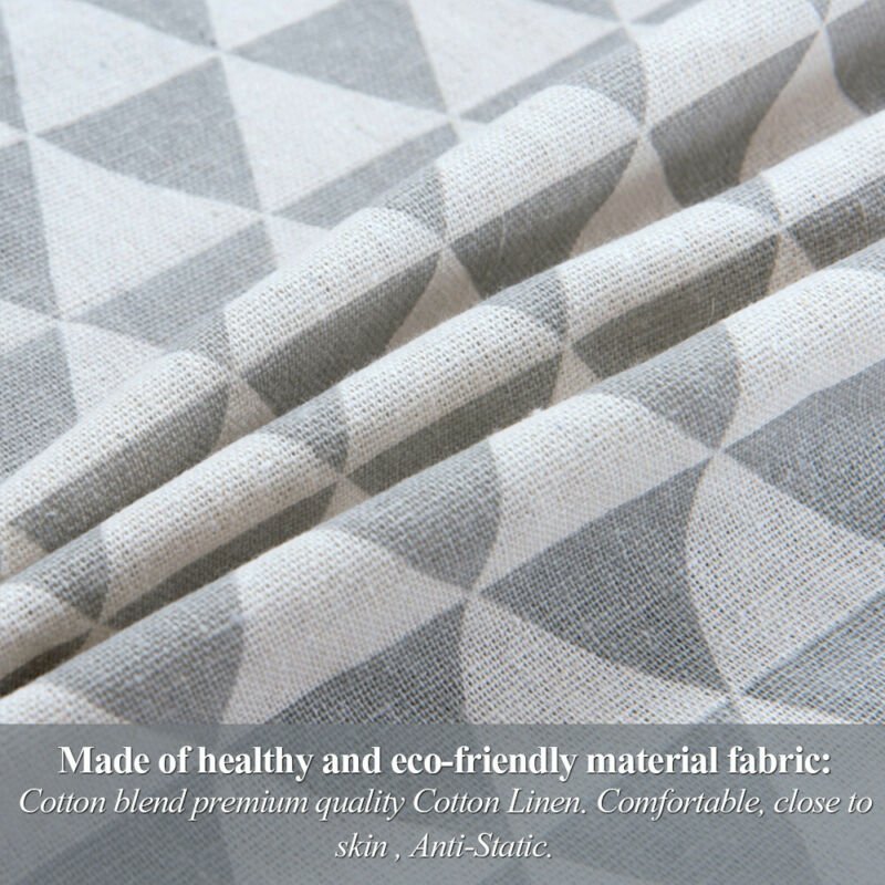 1 2 3 4 Seater Cotton Blend Chair Sofa Cover Couch Printed Slipcover Protector