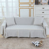 1 2 3 4 Seater Cotton Blend Chair Sofa Cover Couch Printed Slipcover Protector