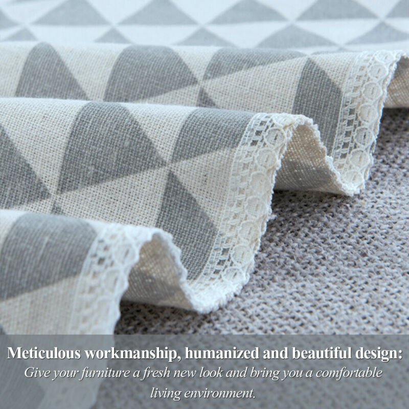 1 2 3 4 Seater Cotton Blend Chair Sofa Cover Couch Printed Slipcover Protector