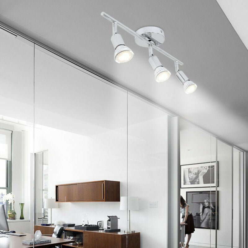 1 2 3 4 Way Adjustable LED Ceiling Lights Spotlight Fitting Kitchen Bar Lighting