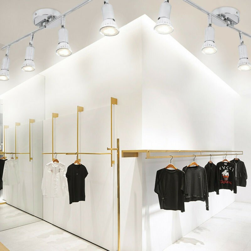 1 2 3 4 Way Adjustable LED Ceiling Lights Spotlight Fitting Kitchen Bar Lighting