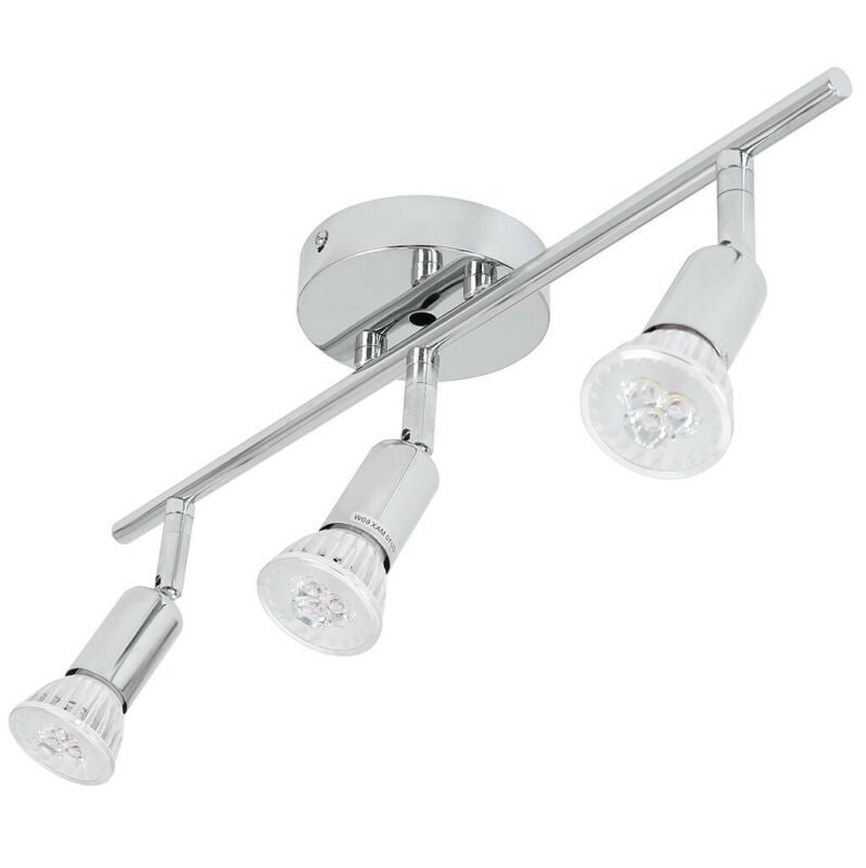 1 2 3 4 Way Adjustable LED Ceiling Lights Spotlight Fitting Kitchen Bar Lighting