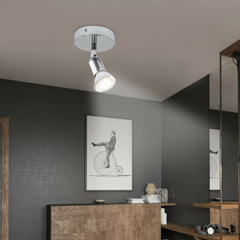 1 2 3 4 Way Adjustable LED Ceiling Lights Spotlight Fitting Kitchen Bar Lighting