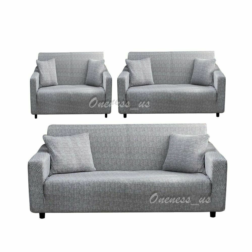 1 2 3 Seater Floral Elastic Soft Sofa Couch Covers Stretch Slipcover Protector