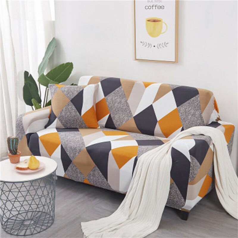 1 2 3 Seater Floral Elastic Soft Sofa Couch Covers Stretch Slipcover Protector