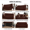 1 2 3 Seater Floral Elastic Soft Sofa Couch Covers Stretch Slipcover Protector