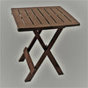"BARI" (aka "ADIGE") FOLDING SIDE TABLE in DARK COFFEE, 50% OFF NORMAL PRICE