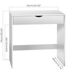 1 Drawer Dressing Table Wooden Vanity Computer Desk Bedroom Furniture Office Ptj