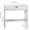 1 Drawer Dressing Table Wooden Vanity Computer Desk Bedroom Furniture Office Ptj