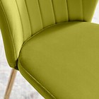 **Seconds** 2x Danica Green Velvet Dining Chair Gold Legs Contemporary Glam 192