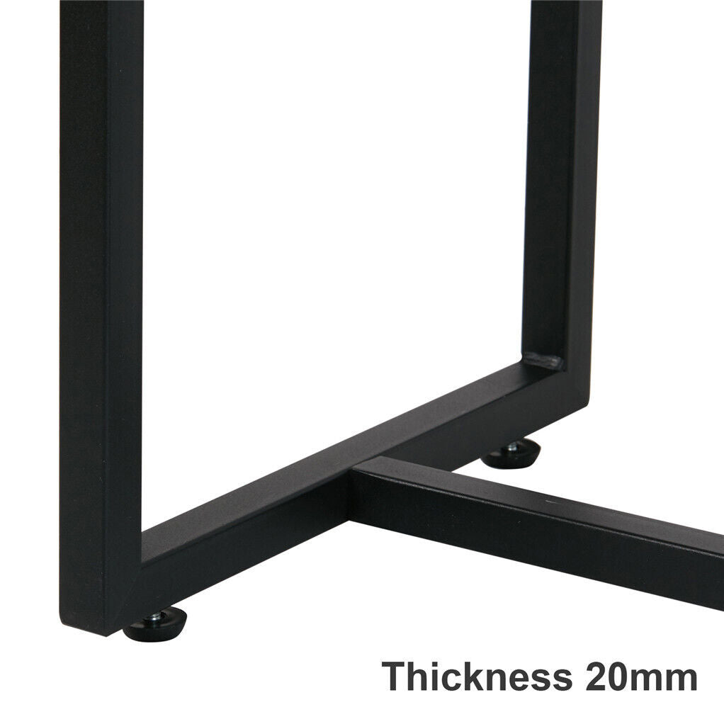 Long Marble Console Table Hallway Living Room Sofa Side Table Flower Lamp Stand