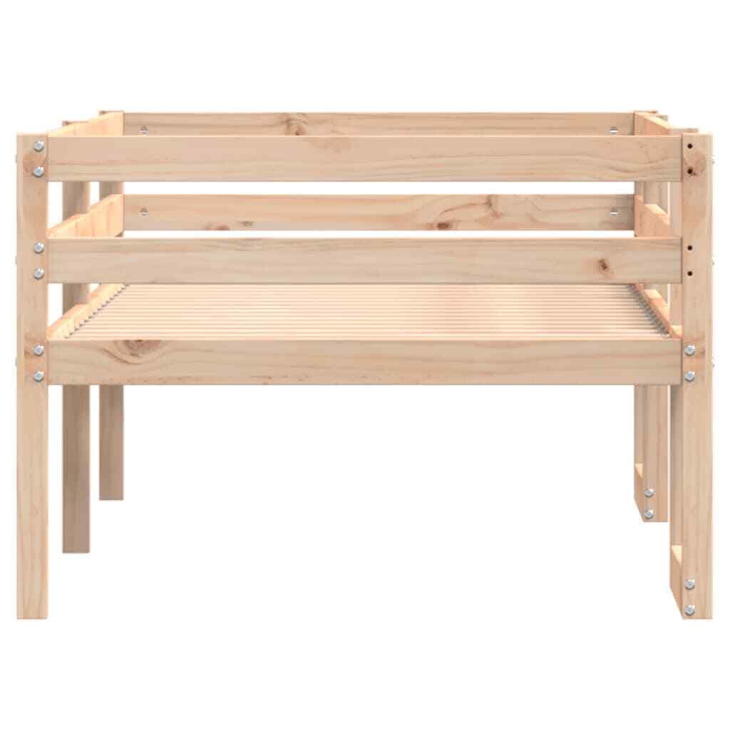 ' Bed Frame 90x190 Solid Wood Pine D2R7