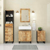 BaraSh 4 Piece Bathroom Furniture Set Solid Wood ,Bathroom Furniture Free M0P4