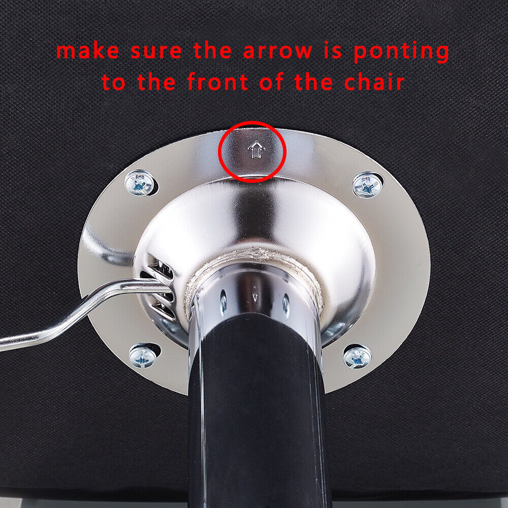 Bar Stools Set of 2 PU Leather Swivel Height Adjustable Bar Chairs With Backrest