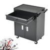 1 Drawer 2 Doors Roll Cab Tool Chest Box Cabinet Tool Storage Bin Cupboard Cart