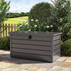 Storage Cabinet 350L Garden Storage Box Color Board Tool Container Patio Grey UK
