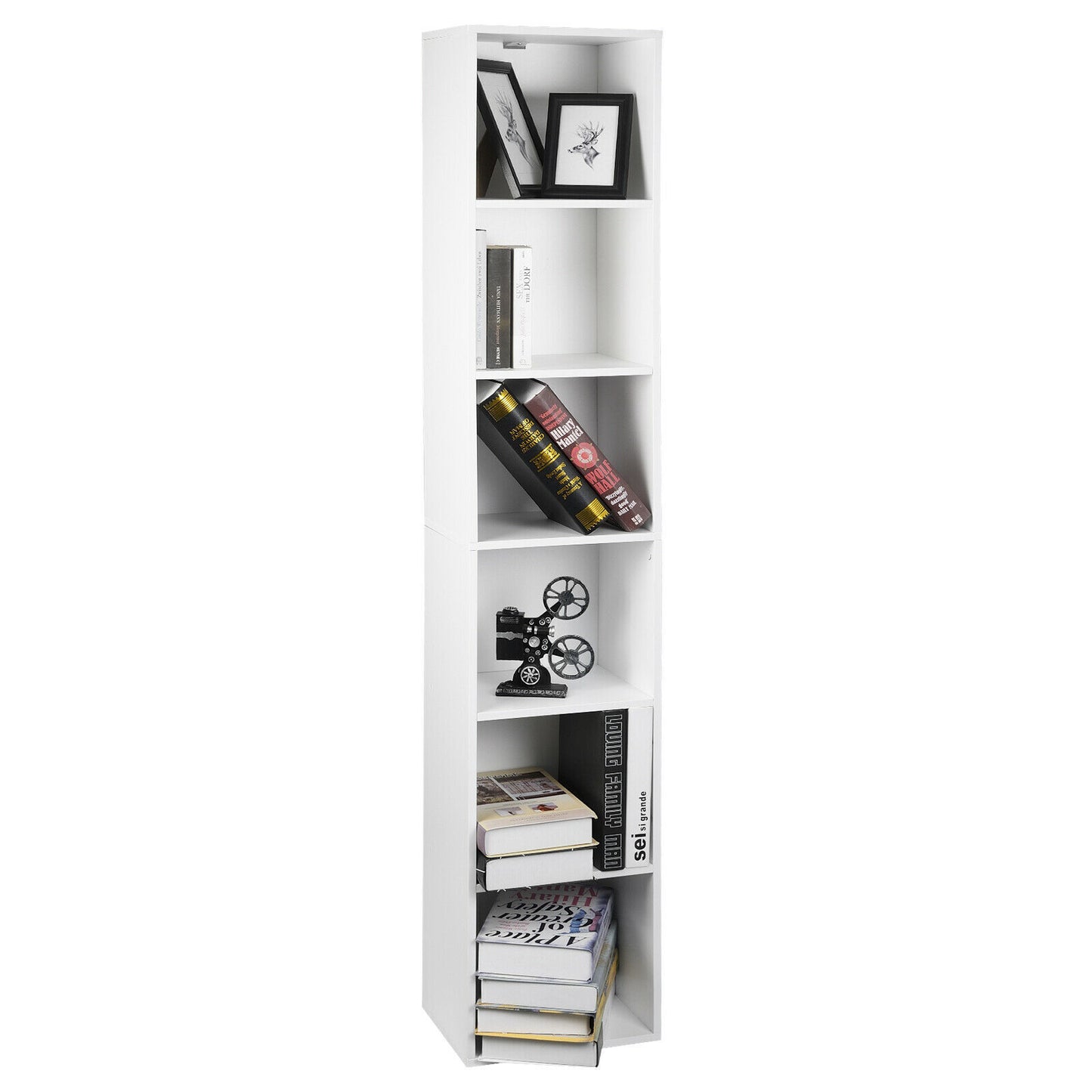 Storage Bookcase Display Shelf Unit Organiser 4/5/6 Cube Bookshelf Home Office