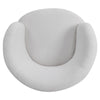Teddy Wool Swivel Chair Round Back Accent Tub Upholstered Armchair Single Sofa