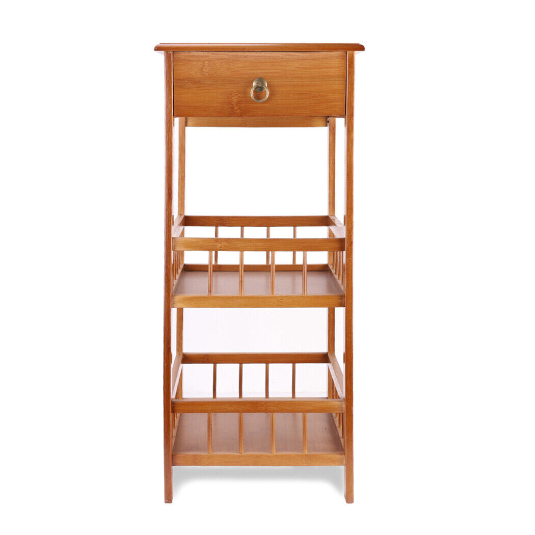 Luxuary Bedside Tables Nightstands Drawers Storage Room Kids Book Shelf Table