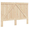 Bed Frame with Headboard 140x200 Solid Wood Pine K3Q9