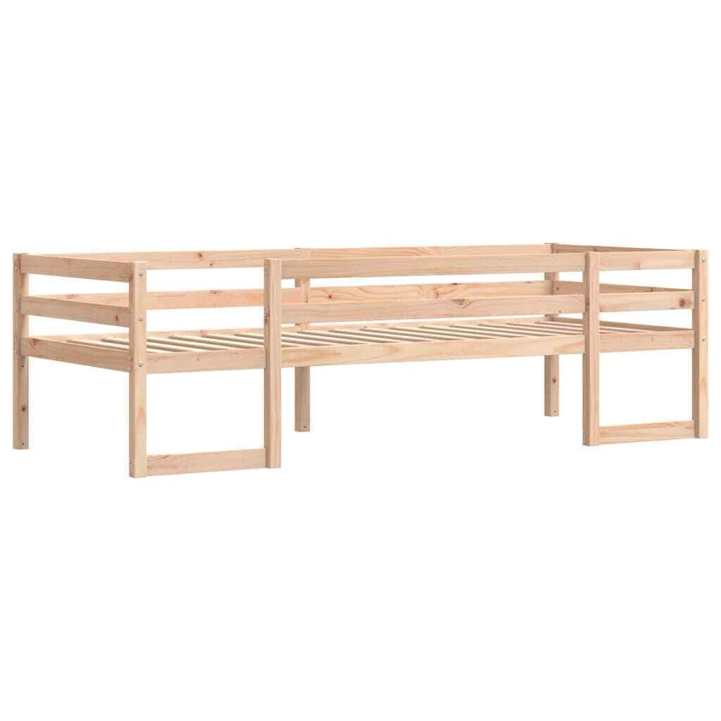 ' Bed Frame 75x190 Solid Wood Pine N0B6