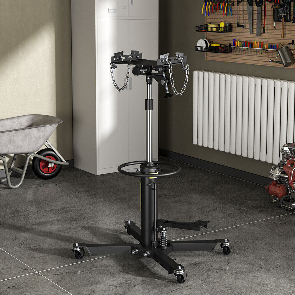 0.5 Ton Heavy Duty Hydraulic Transmission Jack Gearbox Lift Auto Garage Lifter