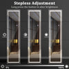 Full Length Mirror Bedroom LED Lighted Full Body Mirror with Lights and Stand