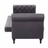 Sofa Bed Velvet Chesterfield 3 Seater Style Green Blue Grey Sofabed Button Back