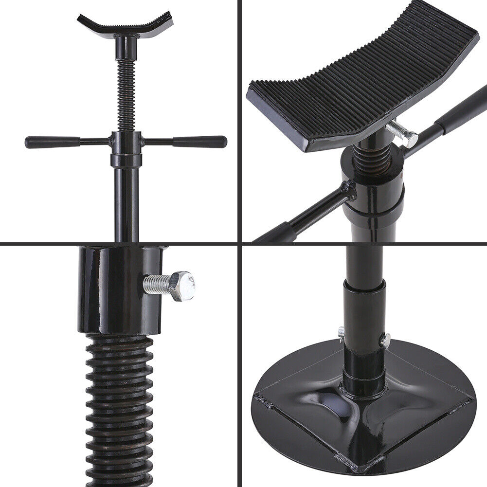 0.5 TON GARAGE WORKSHOP TRANSMISSION SUPPORT JACK ENGINE SUPPORT STAND, BLACK