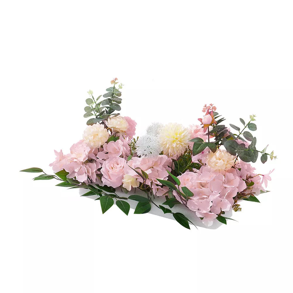 Artificial Wedding Rose Flower Row Top Table Backdrop Arch Arrangement Wall Deco