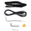 Glarry 39" GST 6 String Electric Guitar with Pickguard +Bag Strap Kit Right Hand