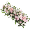 Artificial Wedding Rose Flower Row Top Table Backdrop Arch Arrangement Wall Deco