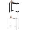 Bar Table Breakfast Dining Coffee Table with Metal Frame Counter Height Table