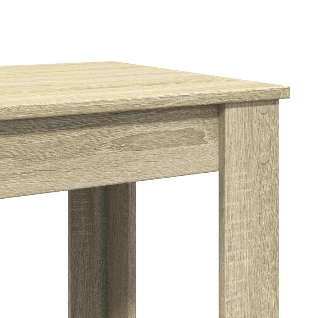 Bar Table Sonoma Oak 102x50x103.5 Engineered Wood T4P9