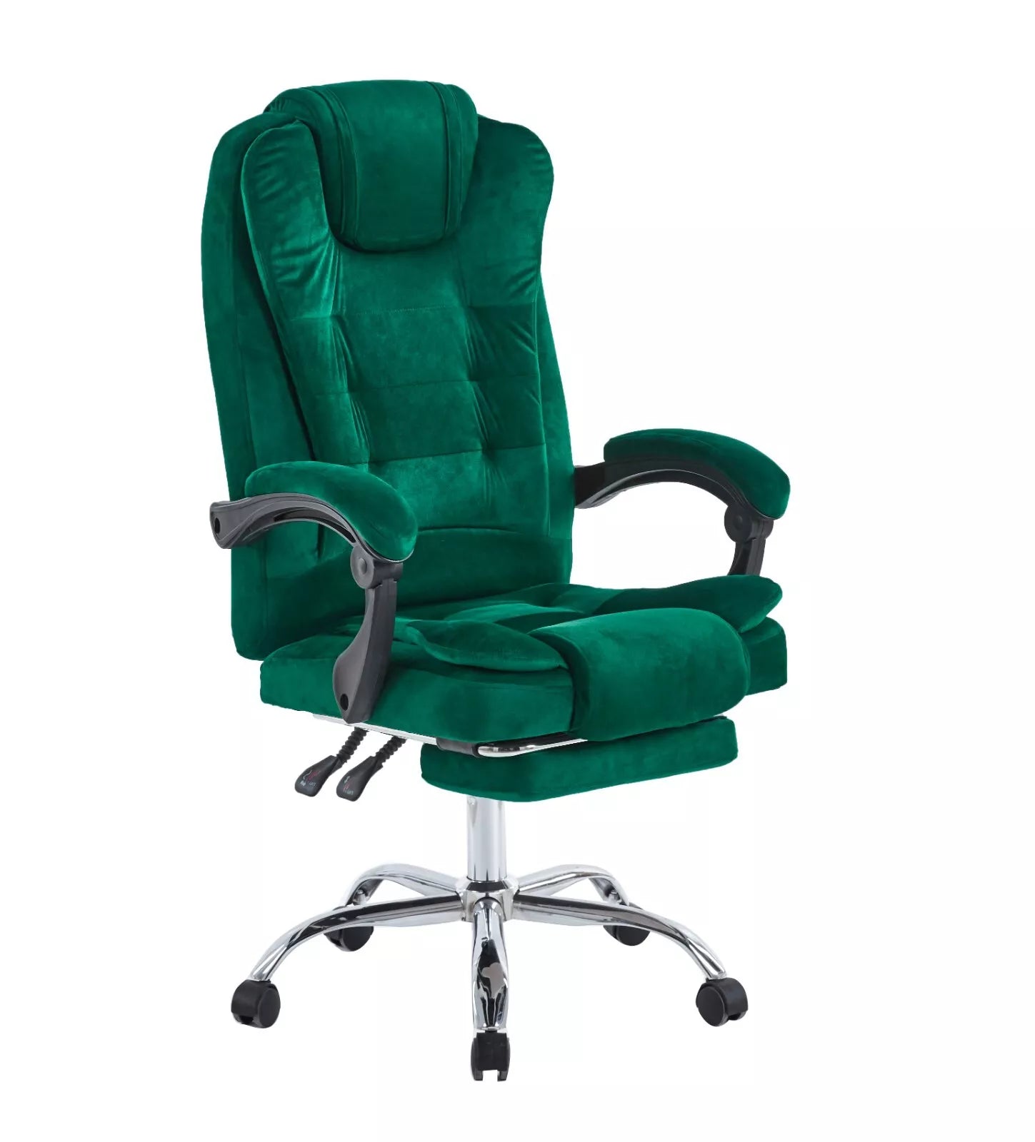 Velvet Office Chair Recliner Swivel Ergonomic Executive PC Computer Desk Chairs