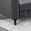 Sofa Bed Velvet Chesterfield 3 Seater Style Green Blue Grey Sofabed Button Back