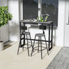 Bar Table Set Pub Dining Coffee Balcony Table Set Chairs Stools Relax 1-4 Pieces