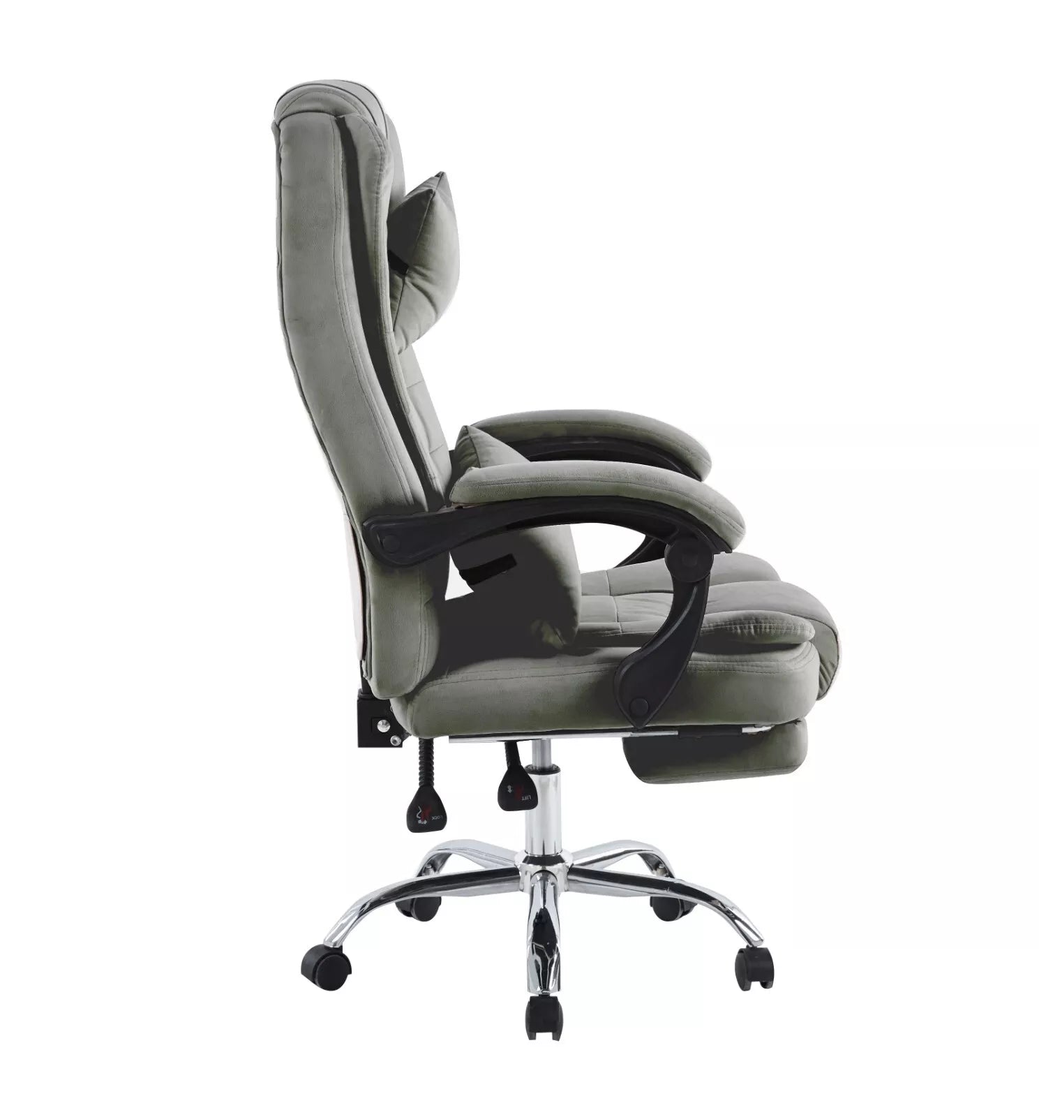 Velvet Office Chair Recliner Swivel Ergonomic Executive PC Computer Desk Chairs