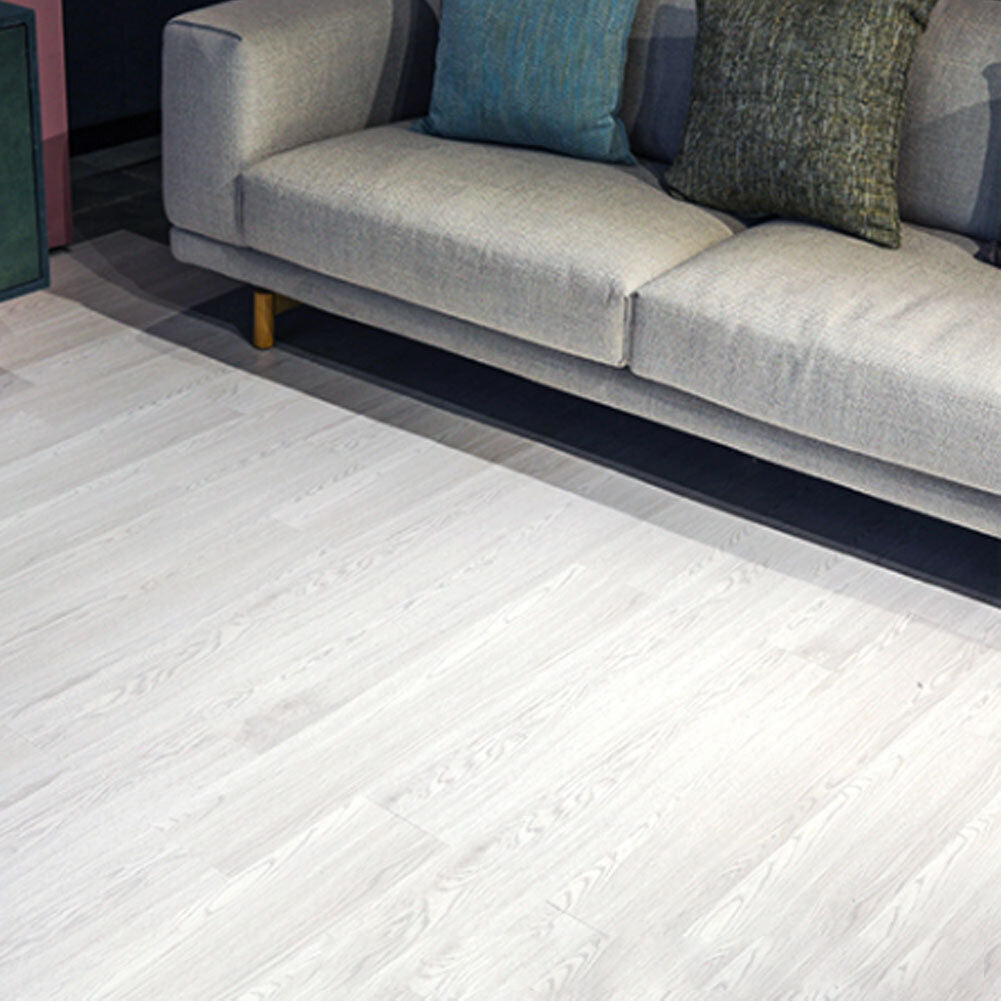 36 x Wood Grain Planks Self Adhesive Flooring Tiles Plank PVC Floor Rustic White