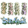 Artificial Wedding Rose Flower Row Top Table Backdrop Arch Arrangement Wall Deco