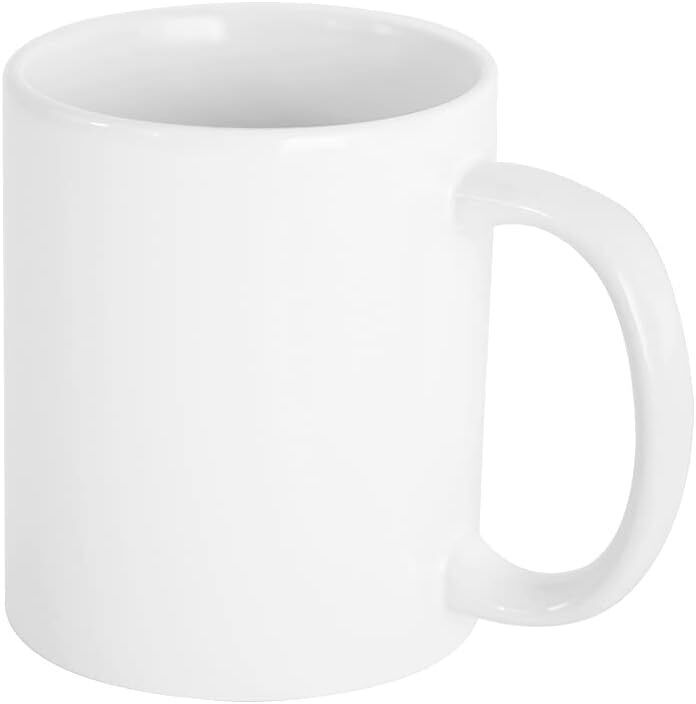 Sublimation Mugs 11oz with Gift Boxes Blank Plain White Coated Cups Large Handle